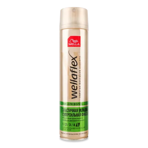 Лак для волосся Wellaflex суперсильна фіксація