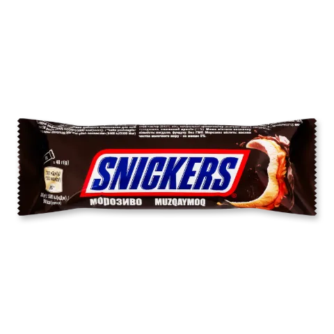 Мороженое Snickers батончик