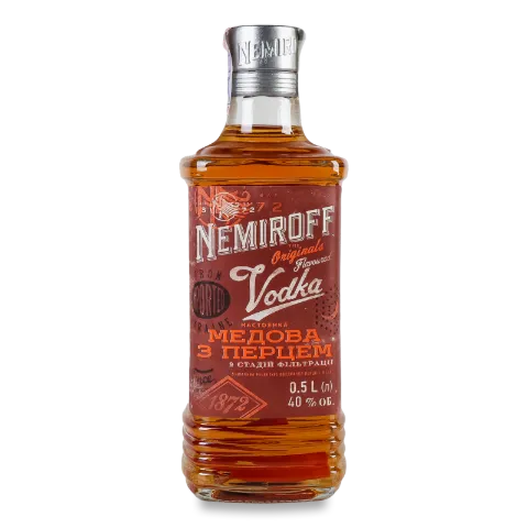Настойка горькая Nemiroff Украинс медовая с перцем