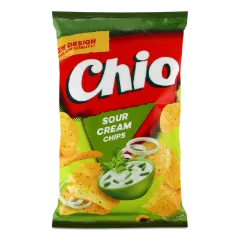 Чіпси Chio з сметаною і цибулею