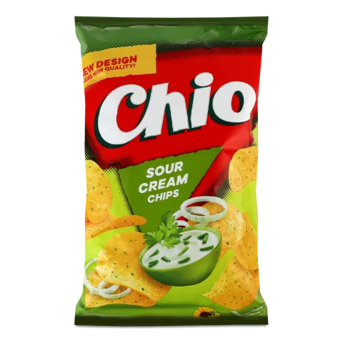 Чіпси Chio з сметаною і цибулею