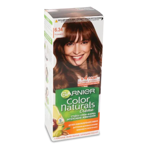 Фарба для волосся Garnier Color Naturals 6.34 «Карамель»