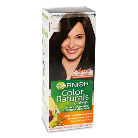 Фарба для волосся Garnier Color Naturals 4 «Каштановий»