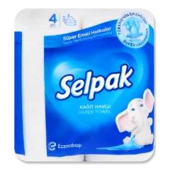Рушники кухонні Selpak, 4 шт./уп.