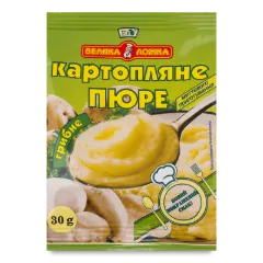 Пюре «Эко» «Велика Ложка» картопляне грибне