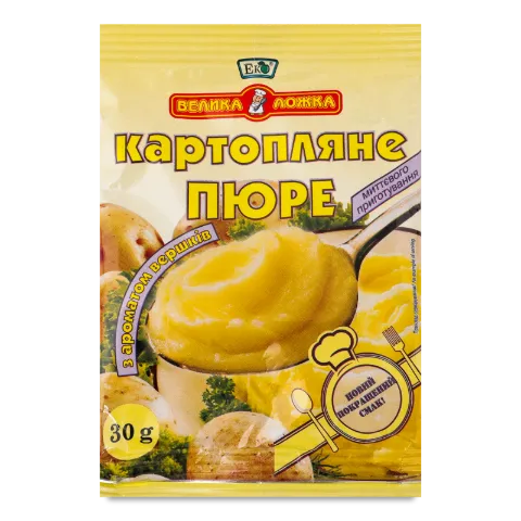 Пюре «Эко» «Велика Ложка» картопляне вершкове