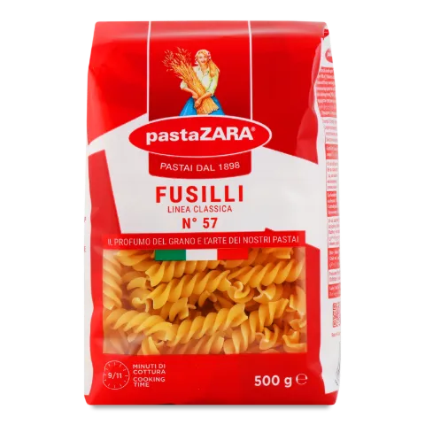Изделия макаронные Pasta ZARA Паста Спирали