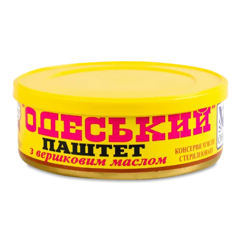 Паштет «Онисс» «Одеський» печінковий з вершковим маслом