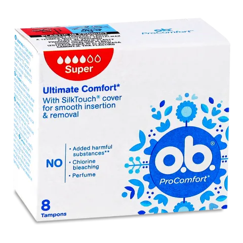 Тампоны o.b. ProComfort Супер