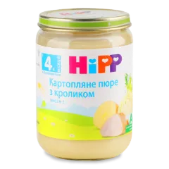 Пюре Hipp кролик в картопляному пюре