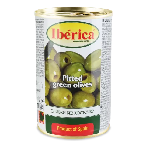 Оливки Iberica зелені без кісточки