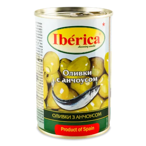 Оливки Iberica с анчоусом