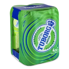 Пиво Tuborg Green світле з/б