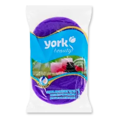 Мочалка York «Райдуга» для ванни та масажу