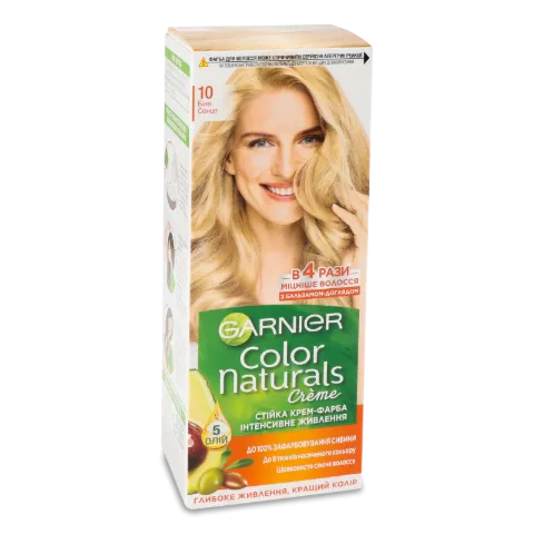 Фарба для волосся Garnier color naturals 10