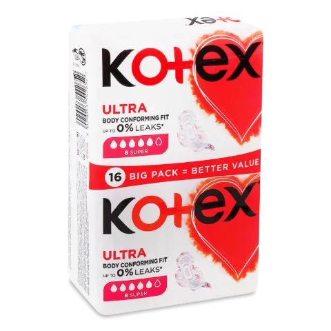 Прокладки Kotex Ультра Супер Плюс Duo