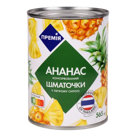 Ананас Премія кусочки в легком сиропе