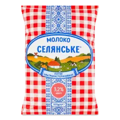 Молоко суперпастеризоване «Селянське» 3,2%