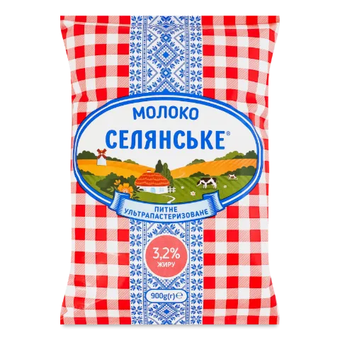 Молоко суперпастеризоване «Селянське» 3,2%