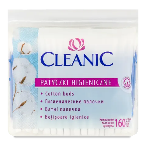 Палички ватні Cleanic 160