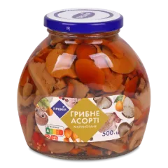 Гриби «Премія»® асорті в маринаді