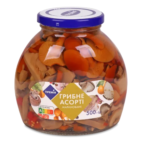 Гриби «Премія»® асорті в маринаді