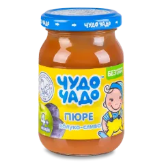 Пюре «Чудо-Чадо» яблуко-слива з цукром