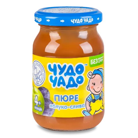 Пюре «Чудо-Чадо» яблуко-слива з цукром