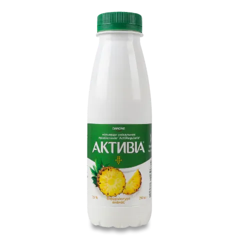 Біфідойогурт «Активіа» ананас питний 1,5%