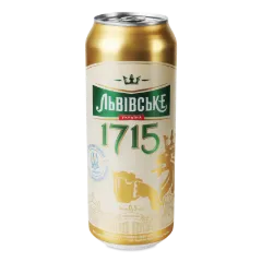 Пиво Львівське 1715 з/б