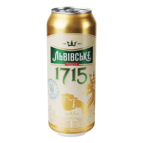 Пиво Львівське 1715 з/б