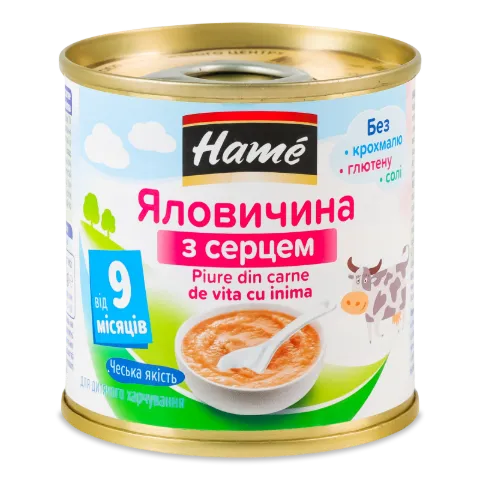 Пюре Hame яловичина з серцем
