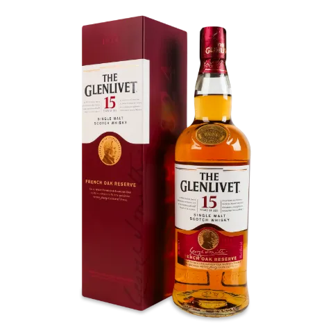 Віскі Glenlivet 15 років 40%