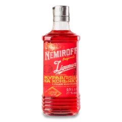 Настоянка гірка Nemiroff журавлина на коньяку