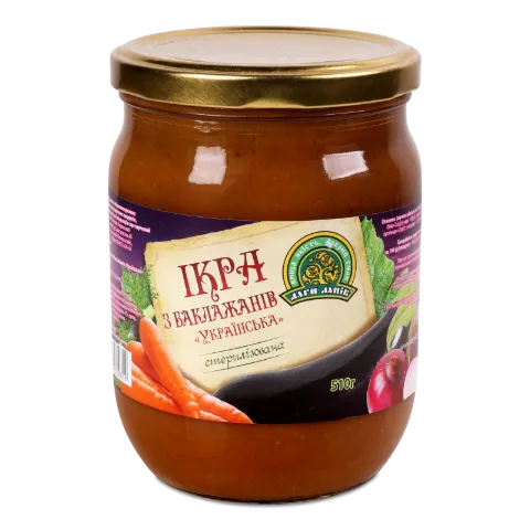 Ікра «Дари ланів» «Українська» з баклажанів
