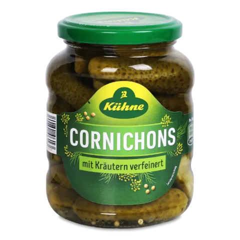 Огірки Kuhne Пікантні консервовані