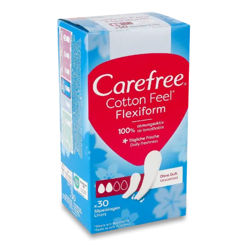 Прокладки щоденні Carefree Flexi Form