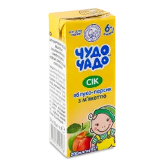 Сік «Чудо Чадо» яблучно-персиковий