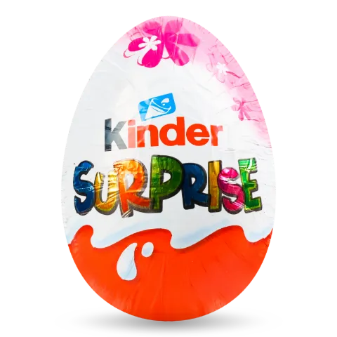 Яйце шоколадне Kinder «Сюрприз» для дівчаток