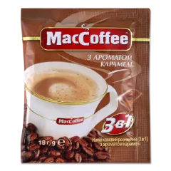 Напій розчинний MacCoffee «Карамель» 3 в 1