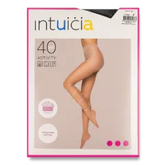 Колготки жіночі Intuicia Activity 40 чорний р.3