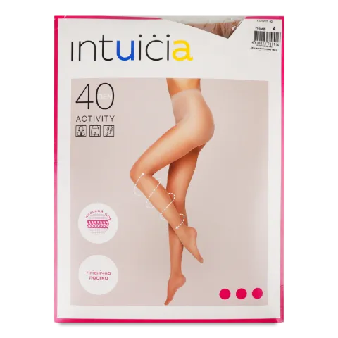 Колготки жіночі Intuicia Activity 40 тілесний р.4