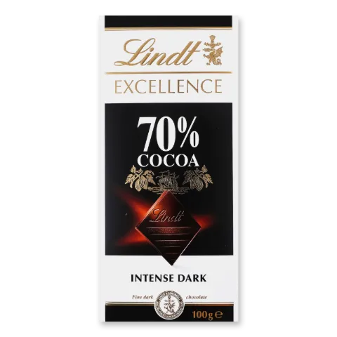 Шоколад Lindt Excellence швейцарский 70% какао