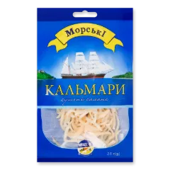 Кальмари «Морские» сушені солоні