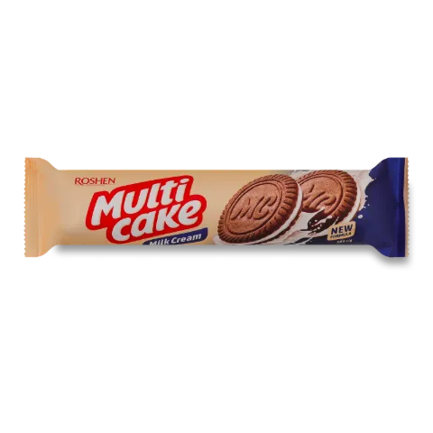 Печенье Roshen Multicake с молочно-кремовой начинк