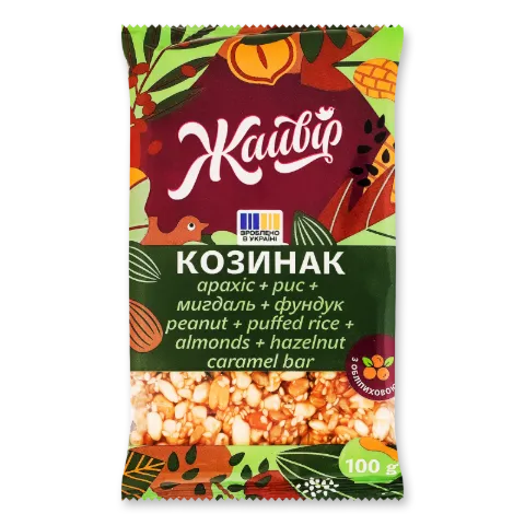 Козинак Жайвір ассорти с миндалем