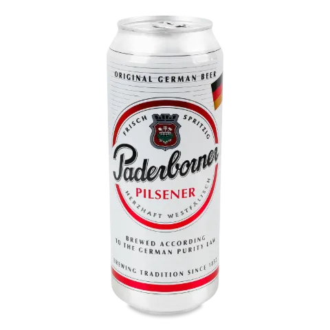 Пиво Paderborner Pilsеner світле з/б