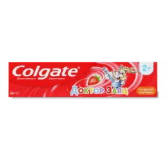 Паста зубна Colgate «Доктор заєць» зі смаком полуниці