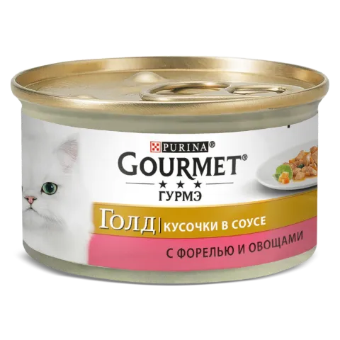 Корм д/котів PurinaGourmetGold з фореллю та овочам