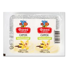 Сирок «Фанні» ванільний 20%